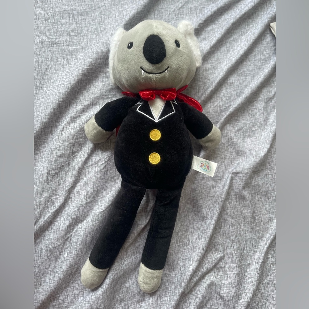 Spark Create Imagine Koala Vampire Plush Stuffed Animal Crinkle Baby Rattle